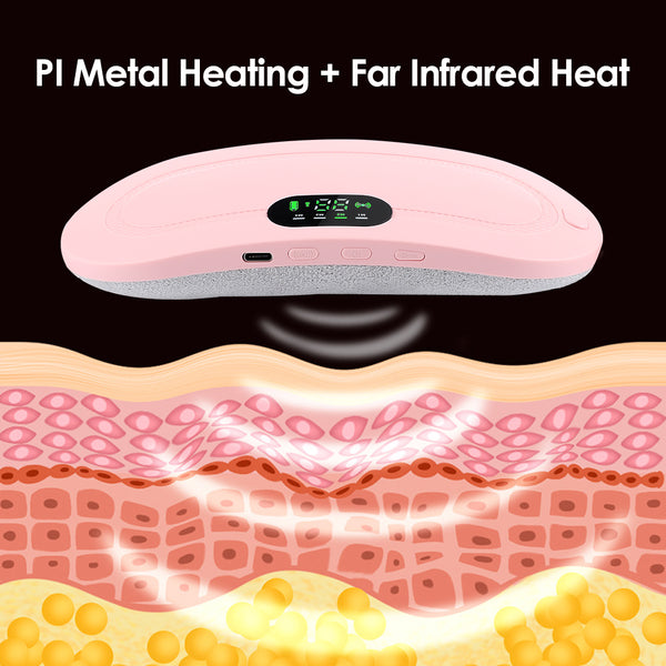 Electric Period Cramp Massager – Vibrating Heating Belt